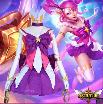 

Lux cosplay Luxanna Crownguard Magical girl The Lady of Luminosity Women