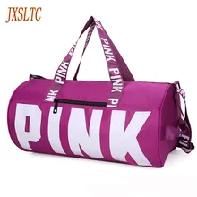 JXSLTC Happy pink girl travel duffel bag women Travel Business Handbags Victoria beach shoulder bag large secret capacity bags