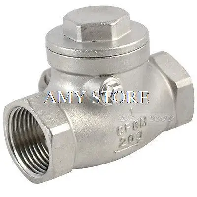 Новый 1-1/2 &quotBSPP Женский Нержавеющая сталь обратный клапан WOG 200 фунтов/кв. дюйм PN16