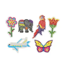 5 мм EVA Хама бисер набор игрушек DIY Мини Perler бисер Pegboard Tangram пазл с инструментами Хама бусины железные бусины детские игрушки