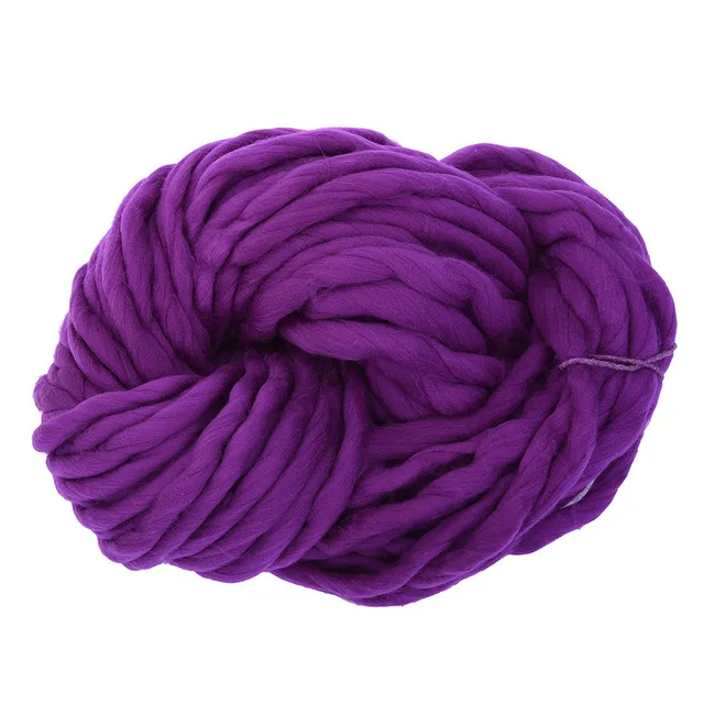 Super Soft Thick Yarn 20 Color Roving Bulky Big Yarns Spinning Hand