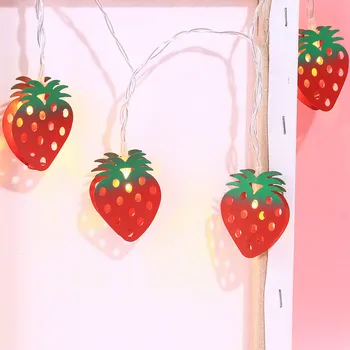 

Strawberry Cactus 2M String Lights 10 LED Outdoor Indoor Christmas Tree Xmas Christmas Party Valentines Holiday Curtain Decor