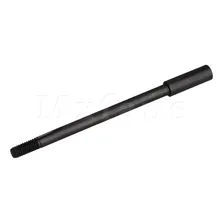 Mxfans 4x75mm Round Black Reverse Metal Flex Cables Shaft Head for RC Model Electric Boat Methanol Boat 4mm Drive Shaft