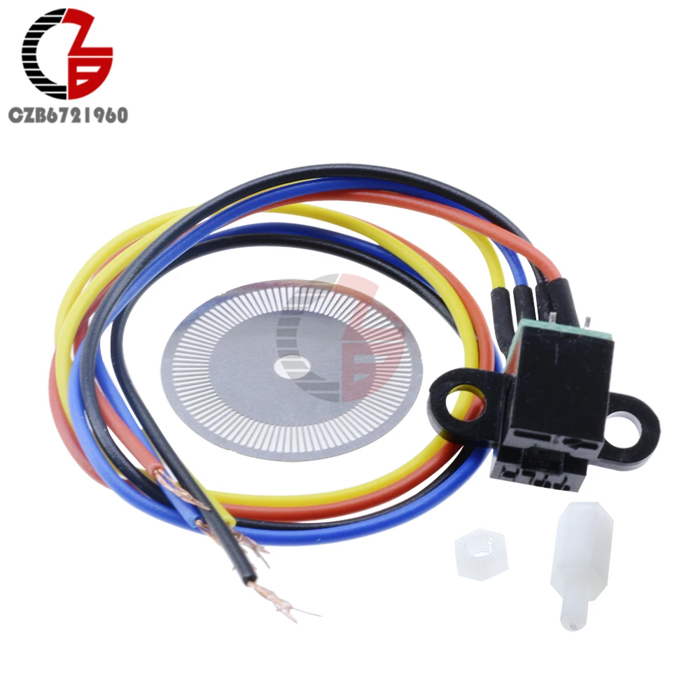

5V Photoelectric Speed Sensor Encoder Laser Speed Measurement Detector Coded Disc Code Wheel for Freescale Smart Car