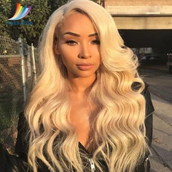 Sevengirls Brazilian Deep Wave Wig Human Hair 613 Blonde Color Pre Plucked 360 Lace Wig With Baby Hair For Women Free Shipping Sevengirls Brazilian Deep Wave Wig Human Hair 613 Blonde Color Pre Plucked 360 Lace Wig With Baby Hair For Women Free Shipping