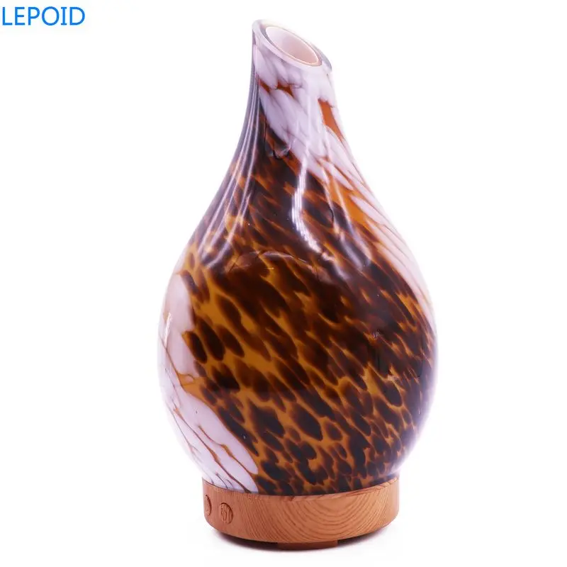 

LEPOID 100ml Aroma Essential Oil Diffuser Ultrasonic Air Humidifier with Marble Electric LED Lights aroma diffuser for home