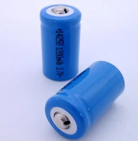 Бесплатная доставка 2 шт./лот 3 7 V 14250 1200mAh литий ионный аккумулятор|li-ion battery|rechargeable