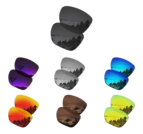 7 Colors Дропшиппинг SmartVLT замена линз поляризованные для солнцезащитных очков Окли Crossrange XL-несколько пар упакованы - Цвет линз: 7 Colors