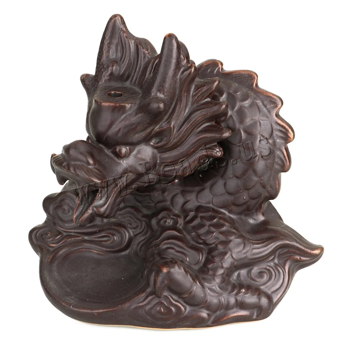 Creative Home Decor Dragon Smoke Waterfall Backflow Incense Burner Ceramic Incense Holder Censer Use In Home Office Teahouse