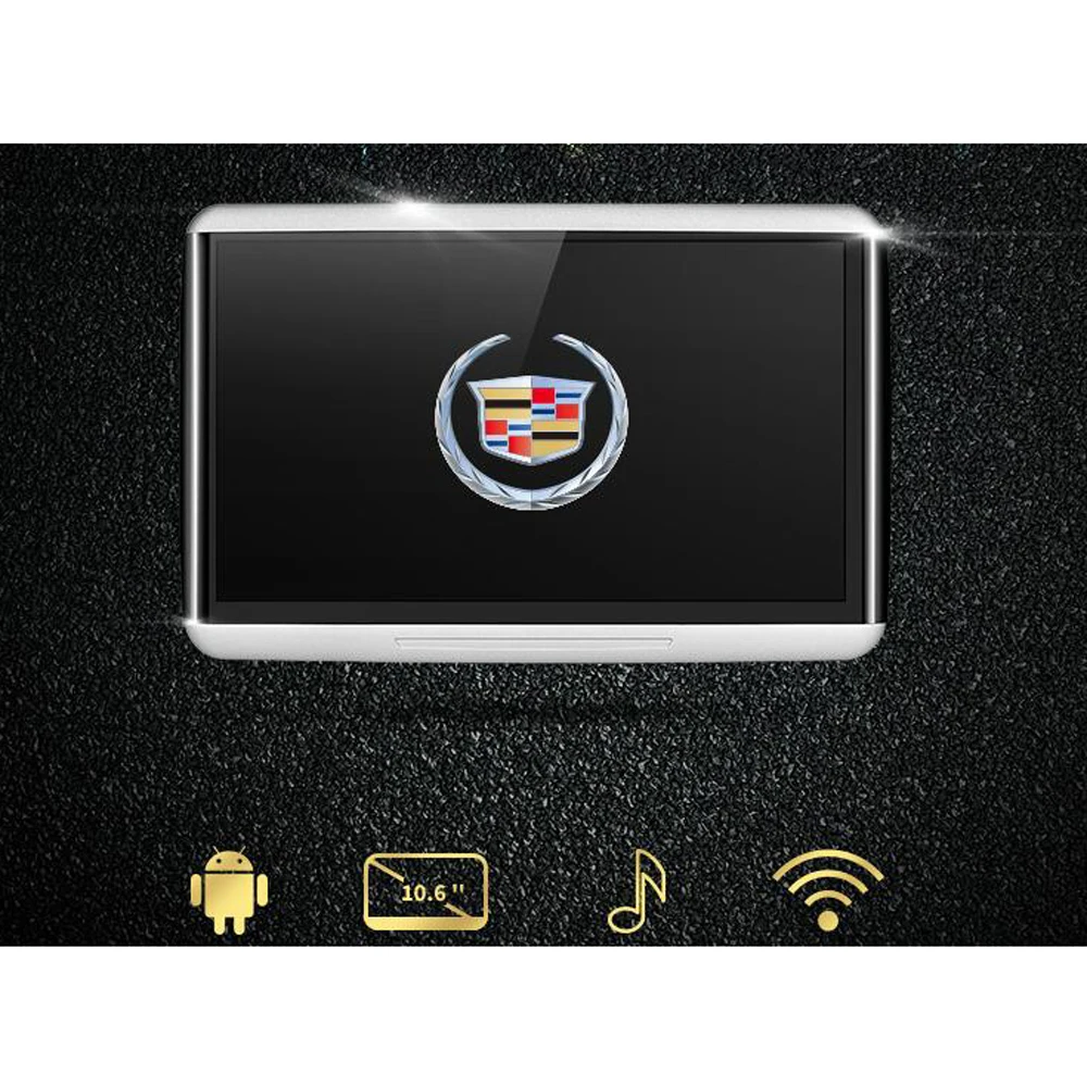 Latest OEM Rear Seat Entertainment For Cadillac Android Headrest DVD