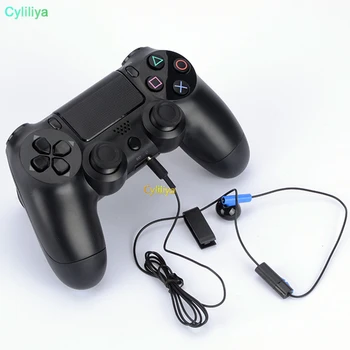 

by dhl or ems 500 pcs High Quality 120cm Gaming Controller Headset Earphone With MIC ON/OFF Control For Sony PS4 Head phone