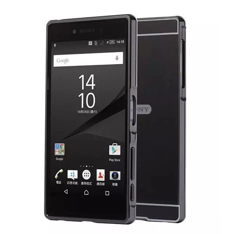 Для sony Xperia Z3 D6603 D6643 D6653 D6616 D6633 L55T алюминиевая металлическая рамка+ зеркальные акриловые чехлы для sony Z3 задняя крышка