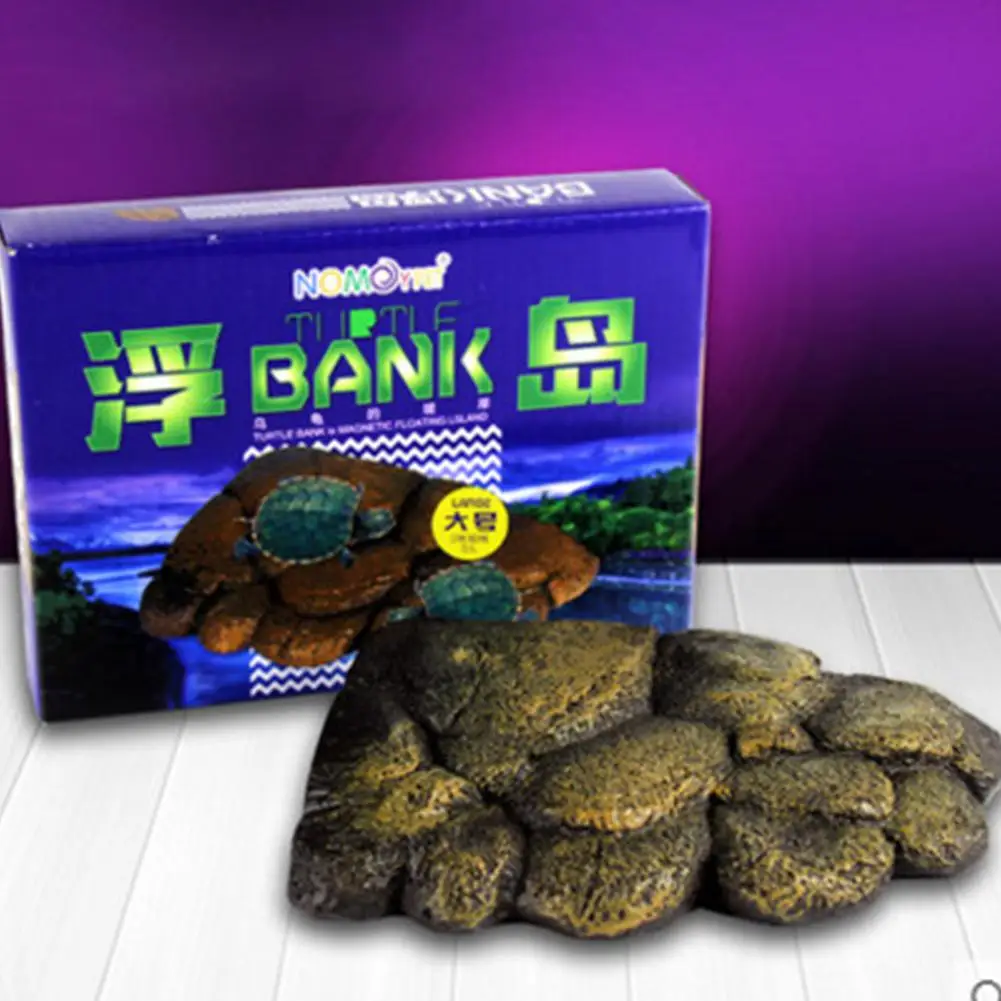 

Large Size Floating Island Basking Platform Tank Aquatic Water Rock Ladder Basking Island Climb for Reptiles Terrapin Tortoise
