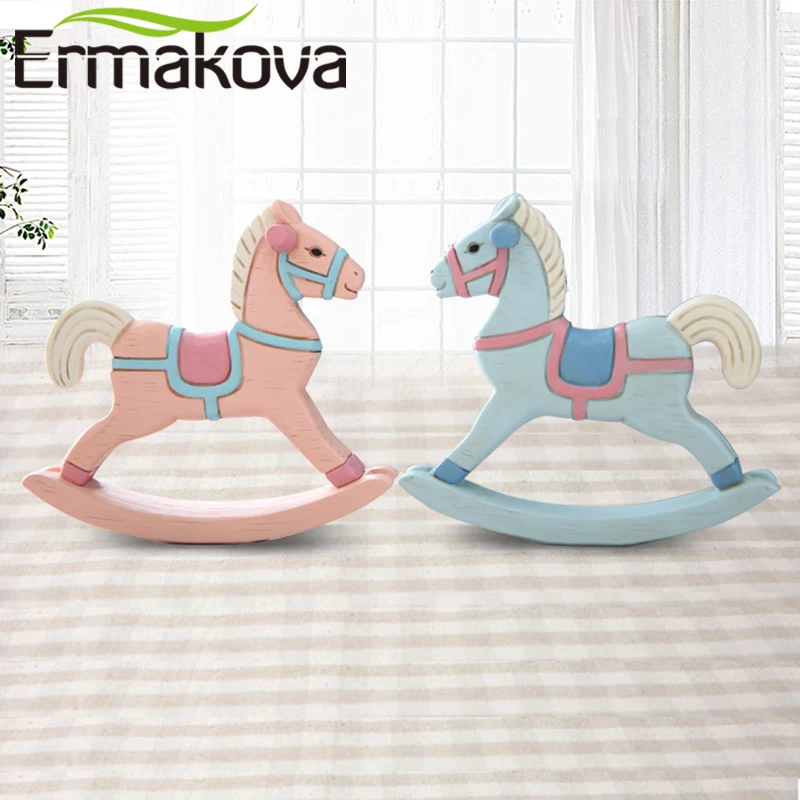 ERMAKOVA домашняя лошадь детская качалка фигурка лошади ручной работы ремесло