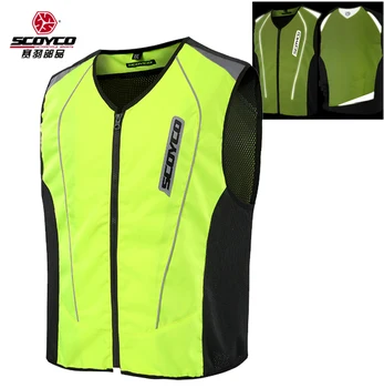 

SCOYCO JK30-2 motorcycle biker reflective safety vest jacket ,moto motorbike motocross black work high visiblity black work vest