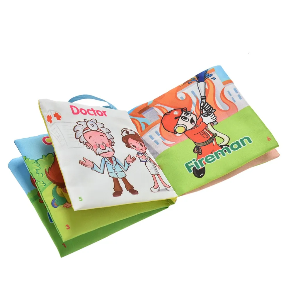 Язык ткань детские книги обучения и образования детские игрушки книга комиксов 0 ~ 12 месяцев Дети раннего обучения