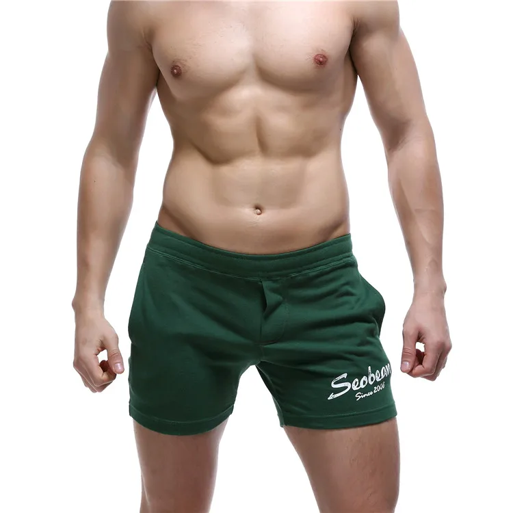 Бренд SEOBEAN Mens низкая посадка спортивные мягкий Бег Training Короткие штаны Размеры M, L, XL