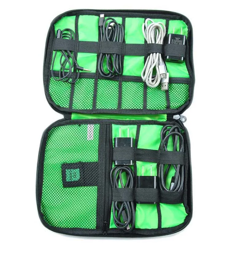 Гаджет Кабельный органайзер сумка для хранения путешествия электронные аксессуары коробочка для кабеля наушников чехол USB зарядное