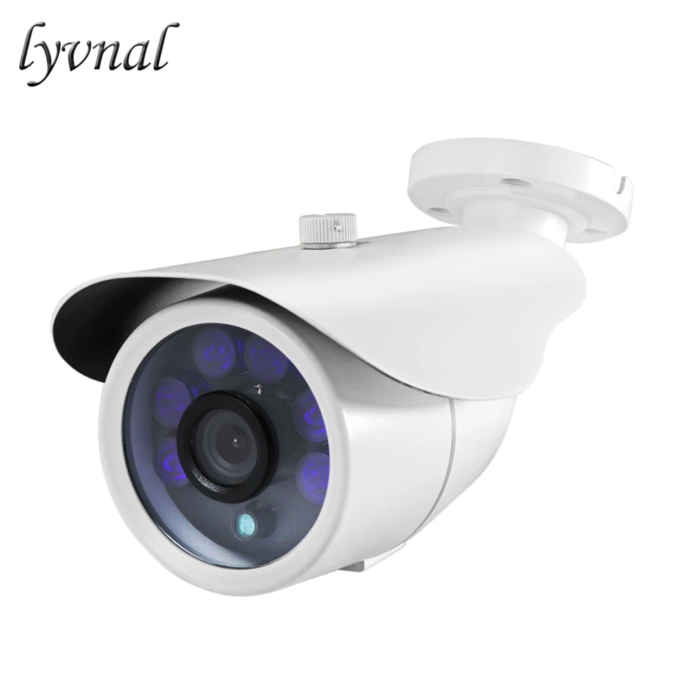 Lyvnal H.265 5mp 2MP 1080 P ip камера с защитным корпусом h.264 p2p onvif 48 v внешний PoE камера безопасности ночного видения 15-20 М камера cctv с Интернетом