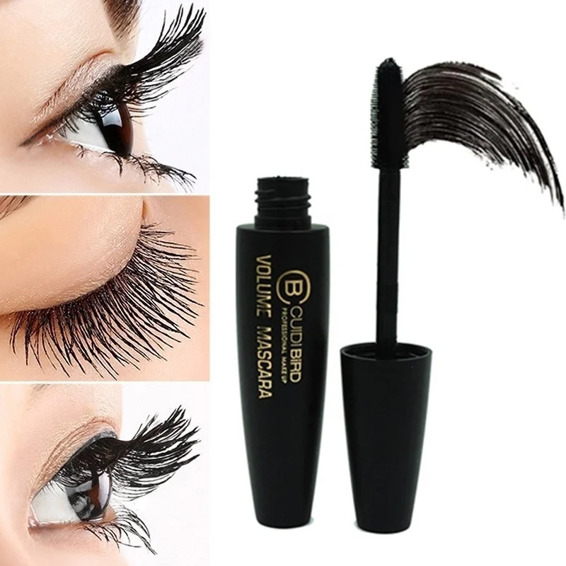3D Fiber Lashes Eye Mascara New Long Eyelash Silicone Brush Curving