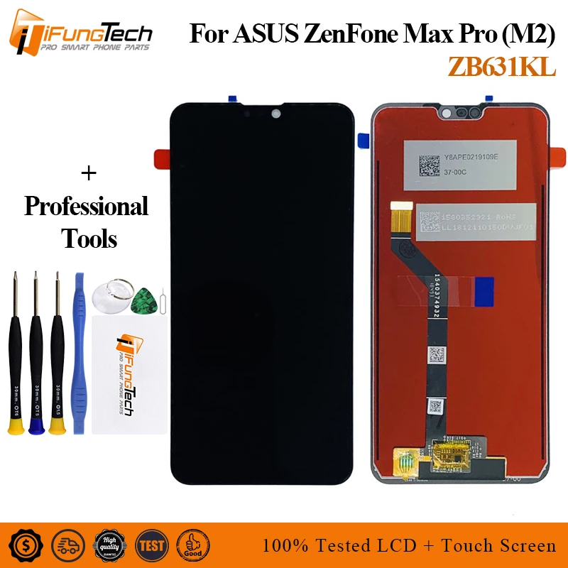 Оригинальный ЖК дисплей для Asus Zenfone Max Pro M2 с сенсорным экраном и дигитайзером в