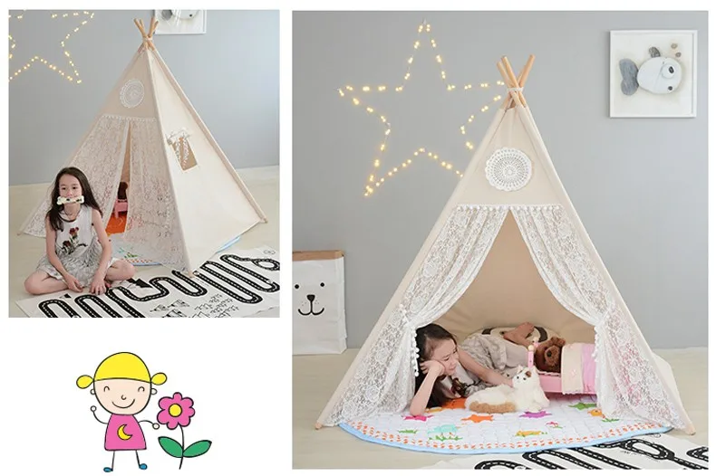 Lace Indian Play House Tent -Kid Tent Toy