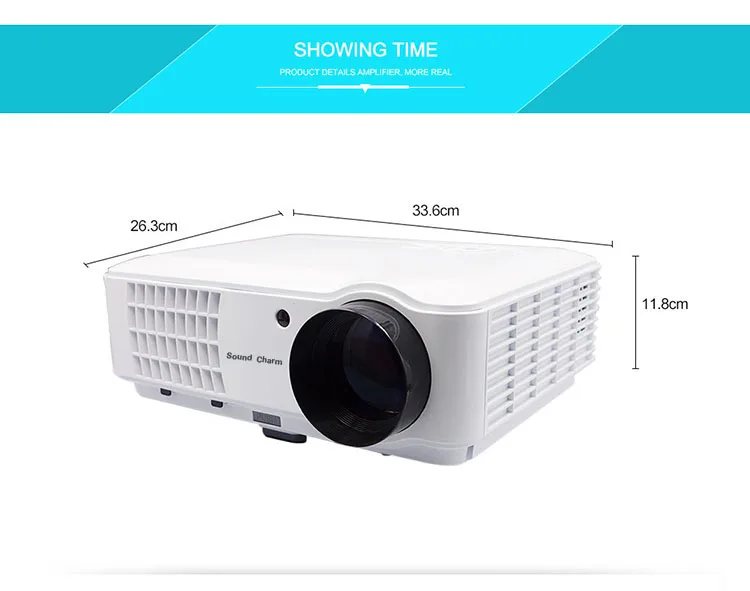 best projector Sound charm Biggest Sale LED Full HD LED Smart Projector,Android WIFI Projector Support 1080P best projector for home theater
