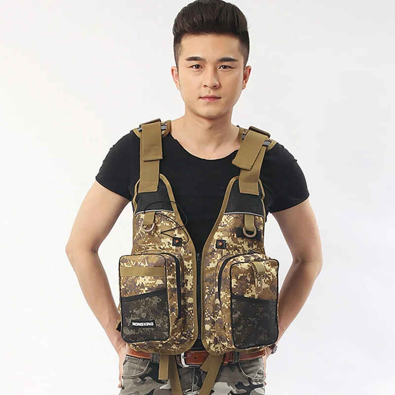 Outdoor Sports Adult Life Jacket Vest Men Aid Sailing Surfing Kayak