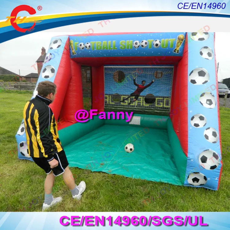 Kids Funny Games Inflatable Football Shoot Out Inflatable Football