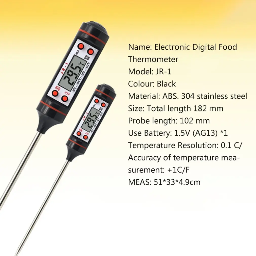 Термометр для мяса, кухонный, для приготовления пищи, цифровой зонд, электронный, для барбекю, тестовые инструменты, прибор для измерения температуры, кухонные инструменты