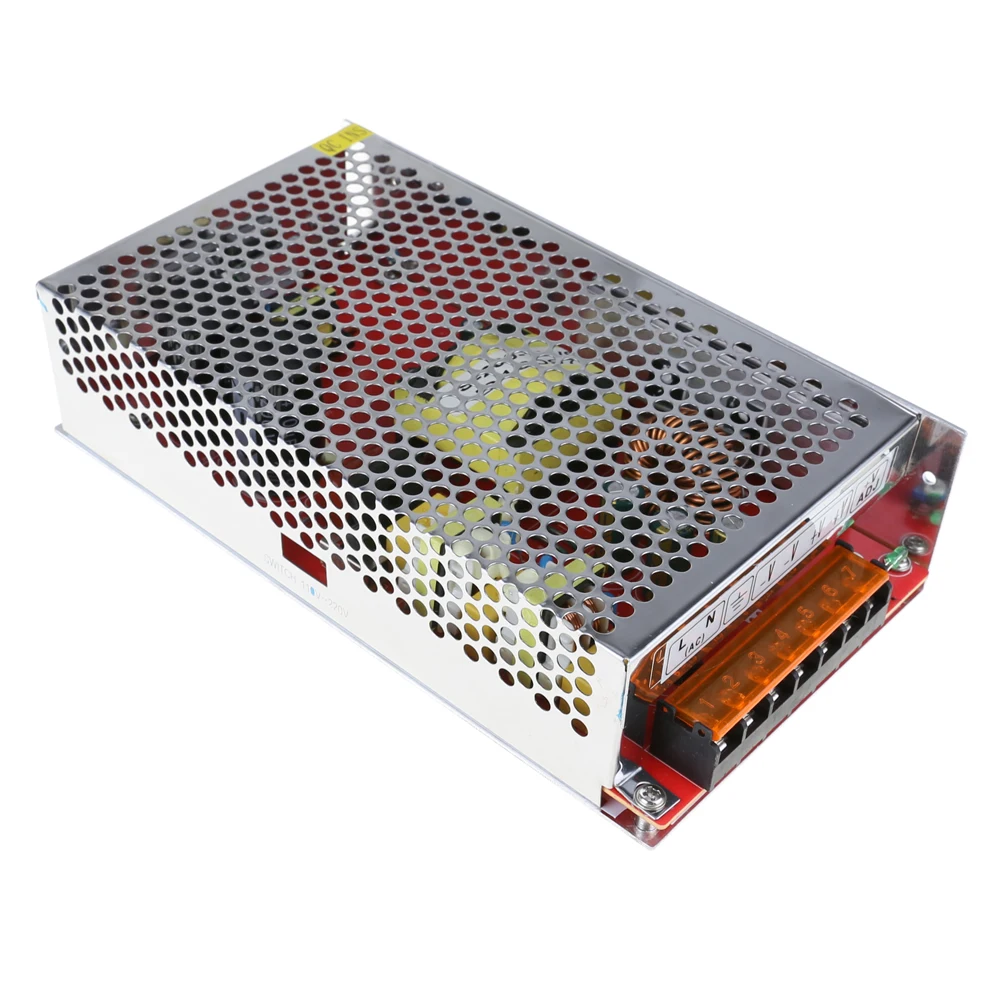 

Power Supply AC 100-220V to DC 12V 200W LED Driver Lighting Transformer Adapter Regulated Indoor for LED Strip