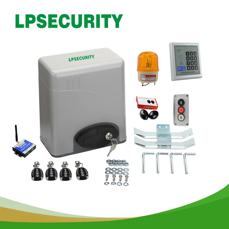 Lpsecurity 600kg 2 4 6 Keyfobs Automatic Electric Sliding Gate Opener