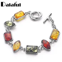 Грациозные Прибалтики имитация синтетического меда многоцветные шикарные браслеты и браслеты для женщин L81301