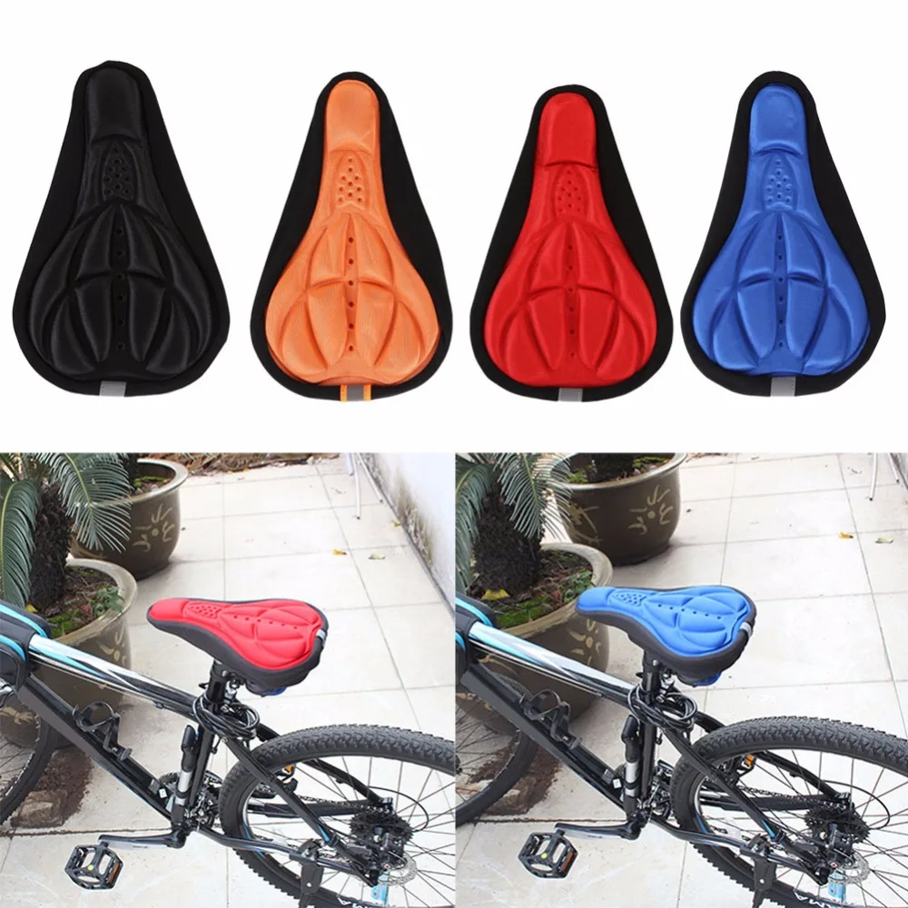 

MTB Mountain Road Bike Saddle Seat Cover Comfortable Bicycle Seat Cycling Mat Cushion Bicycle Soft Seat Pad Bike Accessories