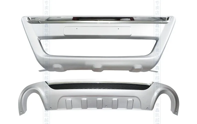 Передний+ задний бампер защитная накладка для Volvo XC60 2010 2011 2012 2013 Высокое качество ABS хром авто аксессуары
