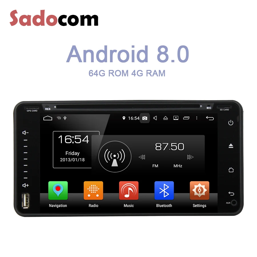 Автомобильный DVD плеер IPS Android 8 0 4 Гб ОЗУ 64 ПЗУ ядер для Toyota Corolla Camry RAV4 HILUX VIOS PRADO Land
