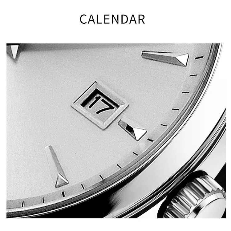 Оригинальные Ориент мужские часы автоматические механические часы с кожаным ремешком Модные 5 бар водонепроницаемые деловые наручные часы
