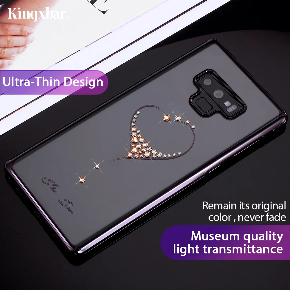 KINGXBAR Luxury Glitter Case for Samsung Galaxy Note 9 Thin Transparent Funda for Samsung Galaxy Note 9 Cover Diamond Cryatals   (4)