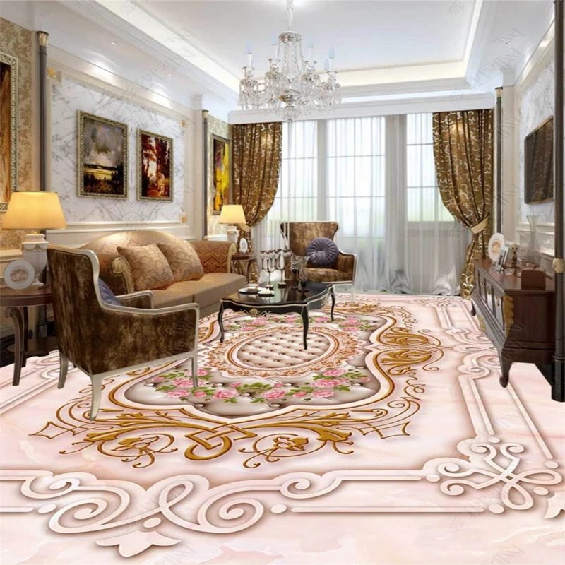 beibehang European fashion classic custom 3d wallpaper stone pattern parquet floor tile carpet pattern wall papers home decor fashion new style natural crystal vintage mythological treasure trident sea god weapon art pattern healing stone