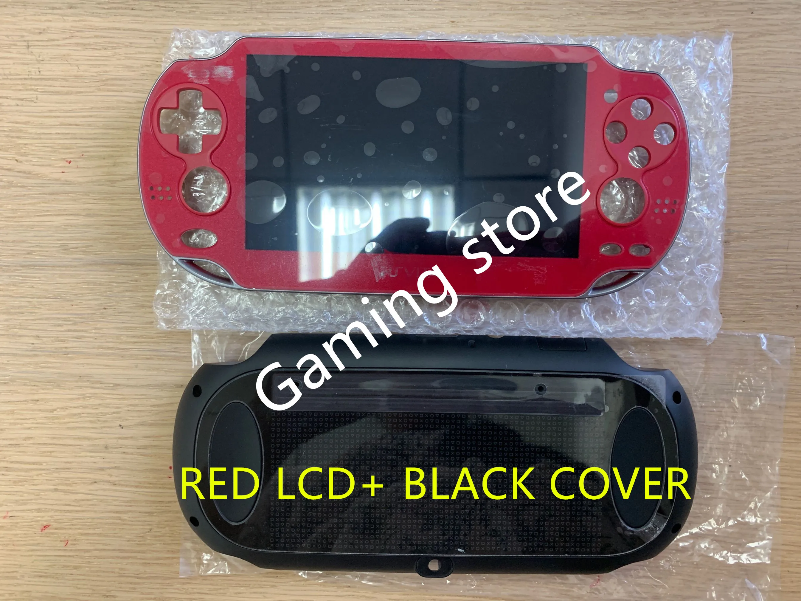 ЖК-экран в сборе для psvita ps vita psv 1000 красный + черная задняя крышка Wi-Fi или версия 3G |