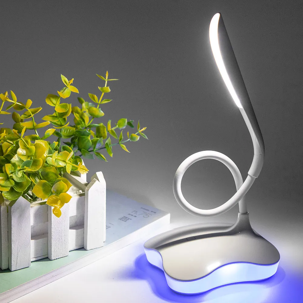 

LED Desk Lamp Table Lamp Usb 3 Level Dimmable LED Desk Light Night Light Auto Sensor Desk Lamp Projector Lamp Night Lighting