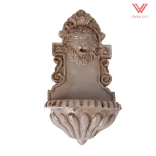 OMoToys 1/12 кукольный домик миниатюрные садовые художественные аксессуары Настенная картина «голова льва» подвесная статуя