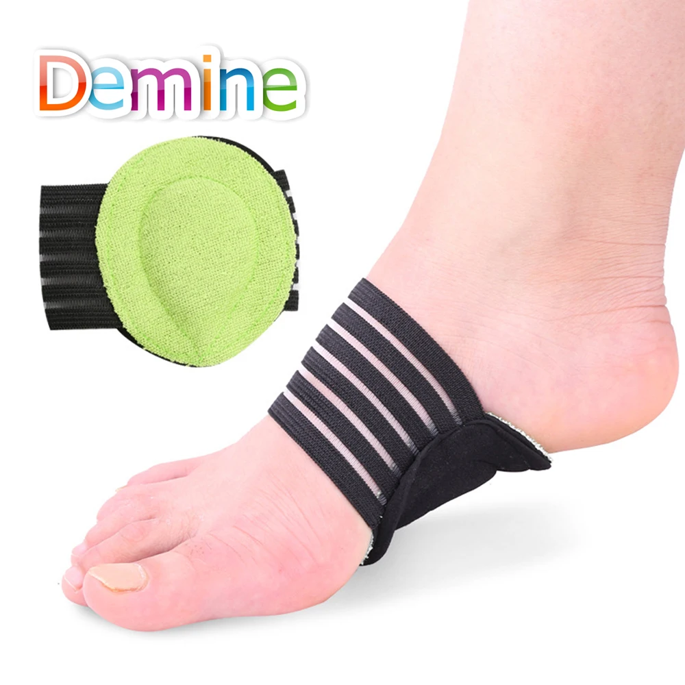 

Demine Arch Support Pads Foot Plantar Fasciitis Heel Cushioned Heel Pain Relief Shock Absorption Feet Care Shoe Cushion Inserts