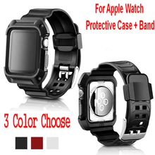 Одежда высшего качества Прочный Защитный чехол для Apple Watch, версии с Ремешок для спортивных часов ТПУ мягкий ремешок для наручных часов Apple Watch Series 1/2 42 мм, 38 мм