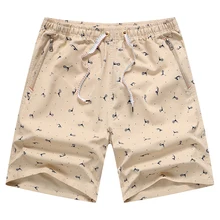 Повседневные Брендовые мужские летние хлопчатобумажные шорты дышащие мужские пляжные шорты высокого качества Homme бермуды L-5XL