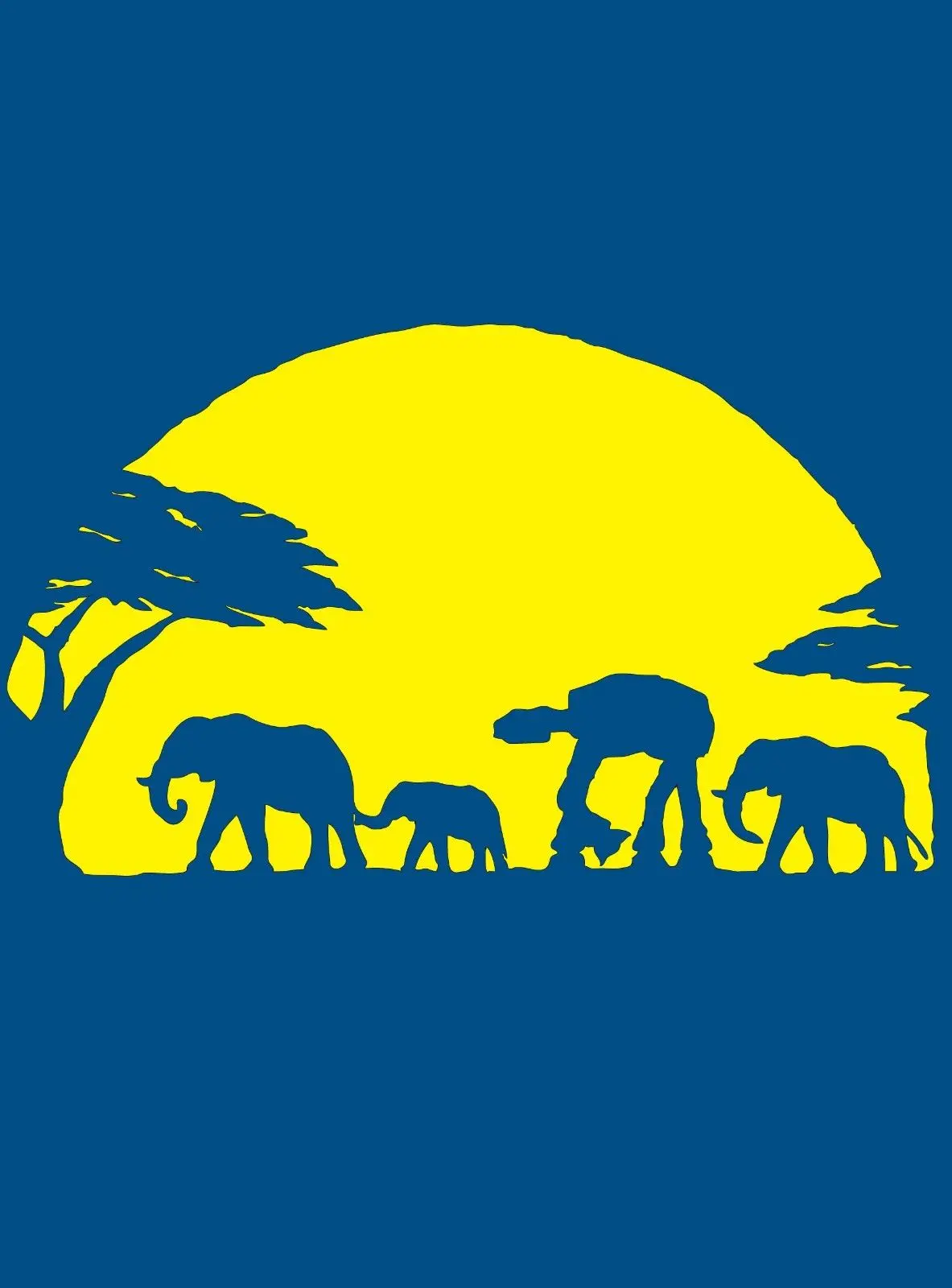 

Unforgettable Walk Star Wars Funny African Sunset T-Shirt S M L XL XXL Sizes Free shipping Harajuku Tops Unique T Shirt