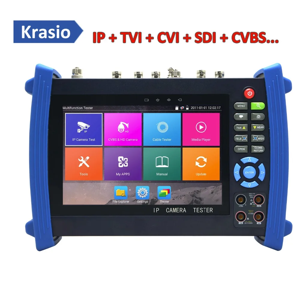 H.265 4K CCTV Test Monitor for IP TVI CVI AHD HD SDI Test with Digital