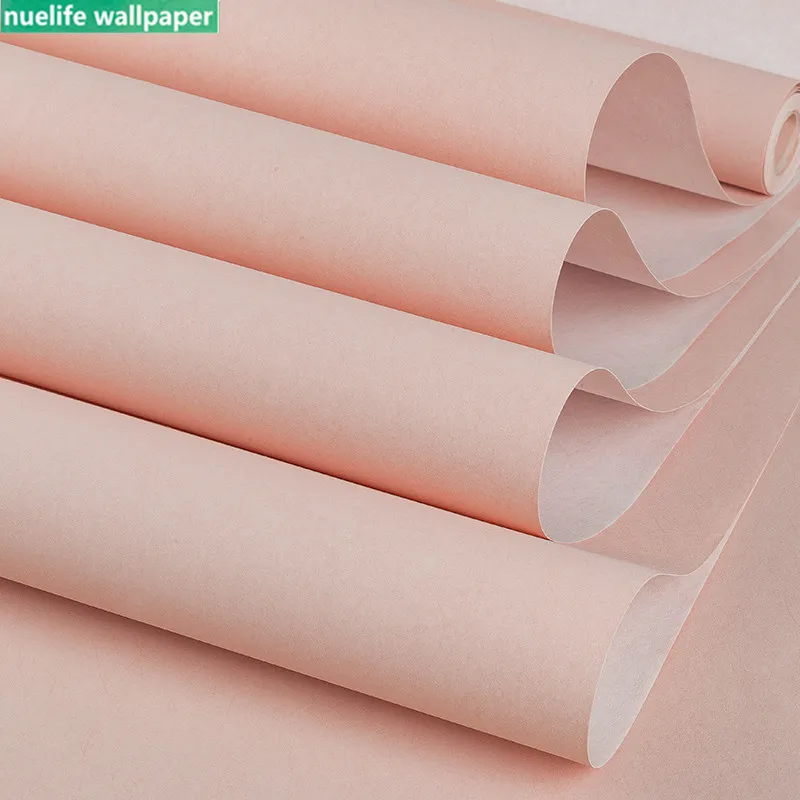 Pink Светильник в скандинавском стиле, Розовые Обои Для свадебной комнаты, комнаты принцессы, детской комнаты, спальни, гостиной, телевизора, фоновые обои - Color: Pink
