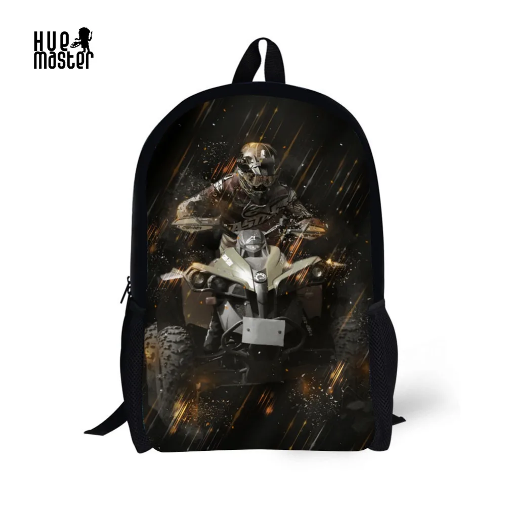 

motorcycles design prints 17inch felt backpack high school student book bag teens daypack high quality oxford fabric backpack