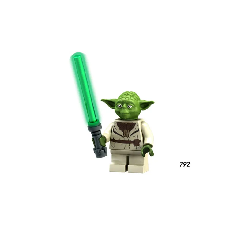 

Single Sale Super Heroes Star Wars 792 Master Yoda Model Mini Building Blocks Figure Bricks Toys gifts Compatible Legoed Ninjaed